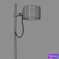 Set of Lamps Davide Groppi Bubka + Bubka Bollard 3D Model Corona