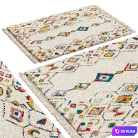 Colored carpet in the Berber style Taneti from LA REDOUTE INTERIEURS 3D Model Corona