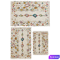 Colored carpet in the Berber style Taneti from LA REDOUTE INTERIEURS 3D Model Corona
