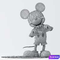 Mickey Mouse 3D Model Vray