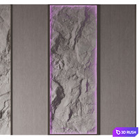Wall panel No. 19 3D Model Vray, Corona