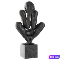The Man Without a Rod 3D Model Corona