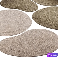Benuta Wool Rug Shape 2 3D Model Corona
