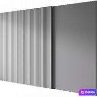 Wall 3D Panel 24 3D Model Vray, Corona