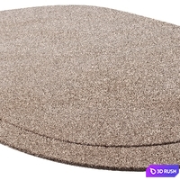 Benuta Wool Rug Shape 3D Model Corona