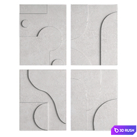 Gypsum panel 3D Model Corona