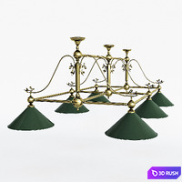 Billiard lamp - Shelsom BI / 4016/6 3D Model Vray