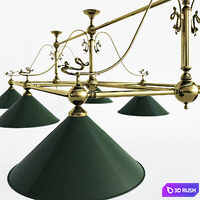 Billiard lamp - Shelsom BI / 4016/6 3D Model Vray