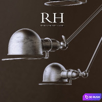RH ATELIER CHANDELIER 3D Model Vray