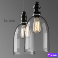 Retro Lighting 3D Model Vray