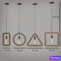 Pendant lights 3D Model Vray