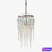 Currey and Company Icecap Pendant 3D Model Vray