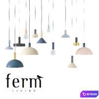 Ferm Living - Collect Lighting 3D Model Corona