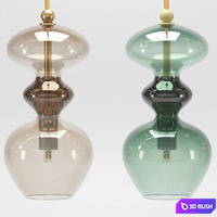 EBB FLOW Futura Pendant Lamps 3D Model Corona