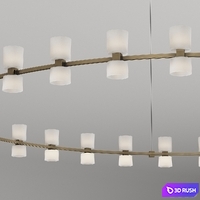 Viabizzuno Royal Chandelier 3D Model Vray