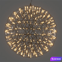 Moooi Raimond R61 Suspended Lamp 3D Model Vray, Corona