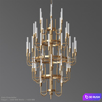 Gala Chandelier Luxxu 3D Model