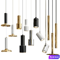 Four Hanging Lights_28 Exclusive 3D Model