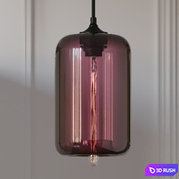 Pod Pendant Lamp Designed by Jeremy Pyles for Niche 5 Colors 3D Model Corona