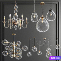 Four Exclusive Chandelier Collection_44 3D Model Vray