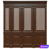 Wooden panels_16 3D Model Corona