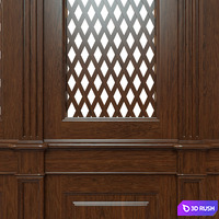 Wooden panels_16 3D Model Corona