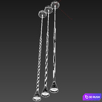 Fald 3D Model Vray, Corona