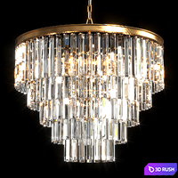 1920S Odeon Gold 3D Model Vray
