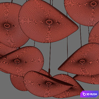Hanging arrangement Vargov Design - Galaxy 3D Model Corona