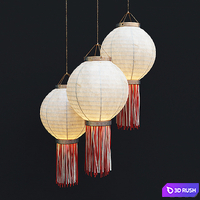 Chinese lantern 3D Model Corona