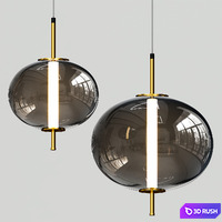 Glass Pendant Collection 2 3D Model Vray, Corona