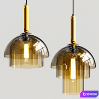 Glass Pendant Collection 2 3D Model Vray, Corona