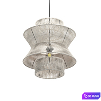 Swedish macrame chandelier 3D Model Vray, Corona