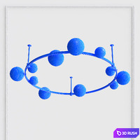 AUR BUBBLE 3D Model Vray, Corona