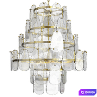Noir mystic chandelier 3D Model Vray
