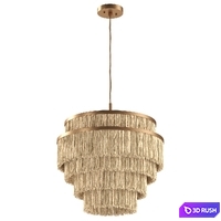 Julia Tiered Fringe Chandelier 3D Model Vray, Corona