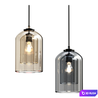 Suspension Hanging lamp 3D Model Corona