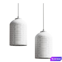 Suspension Hanging lamp 3D Model Corona