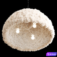 Lamp Bowl Helen Loom 3D Model Vray