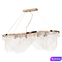 Chandelier Light Fixture 3D Model Corona
