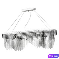 Chandelier Light Fixture 3D Model Corona