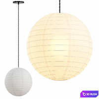 Paper Shade 3D Model Vray, Corona