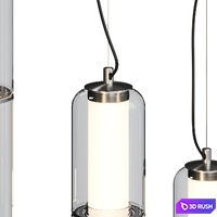 Leucos Stacking Pendant Lamps 3D Model Vray, Corona