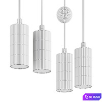 SUNDERLINE 2S | Hanging lamp 3D Model Corona