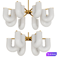 Chandelier GAUTE 3D Model Corona