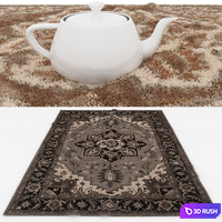 Rugs 3D Model Vray, Corona