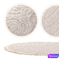 Round rugs set
