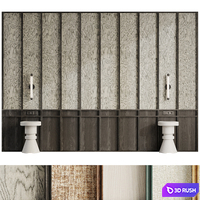 Jairo wall panel 3D Model Corona