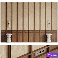 Jairo wall panel 3D Model Corona