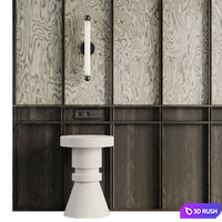 Jairo wall panel 3D Model Corona